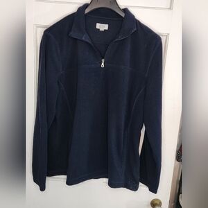 Croft & Barrow Men's Navy Zip-Up Sweater